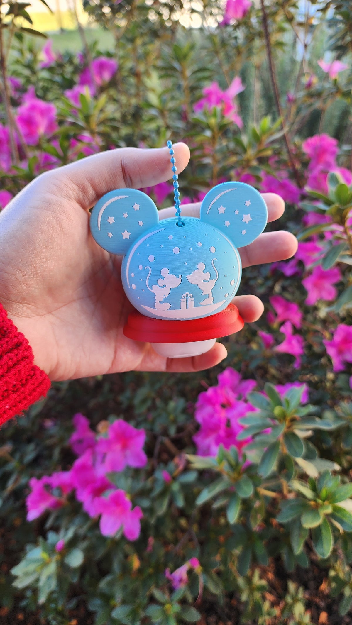 *STL /3MF FILE ONLY* Christmas Snow Globe Pocketbac Sanitizer Holder Digital File