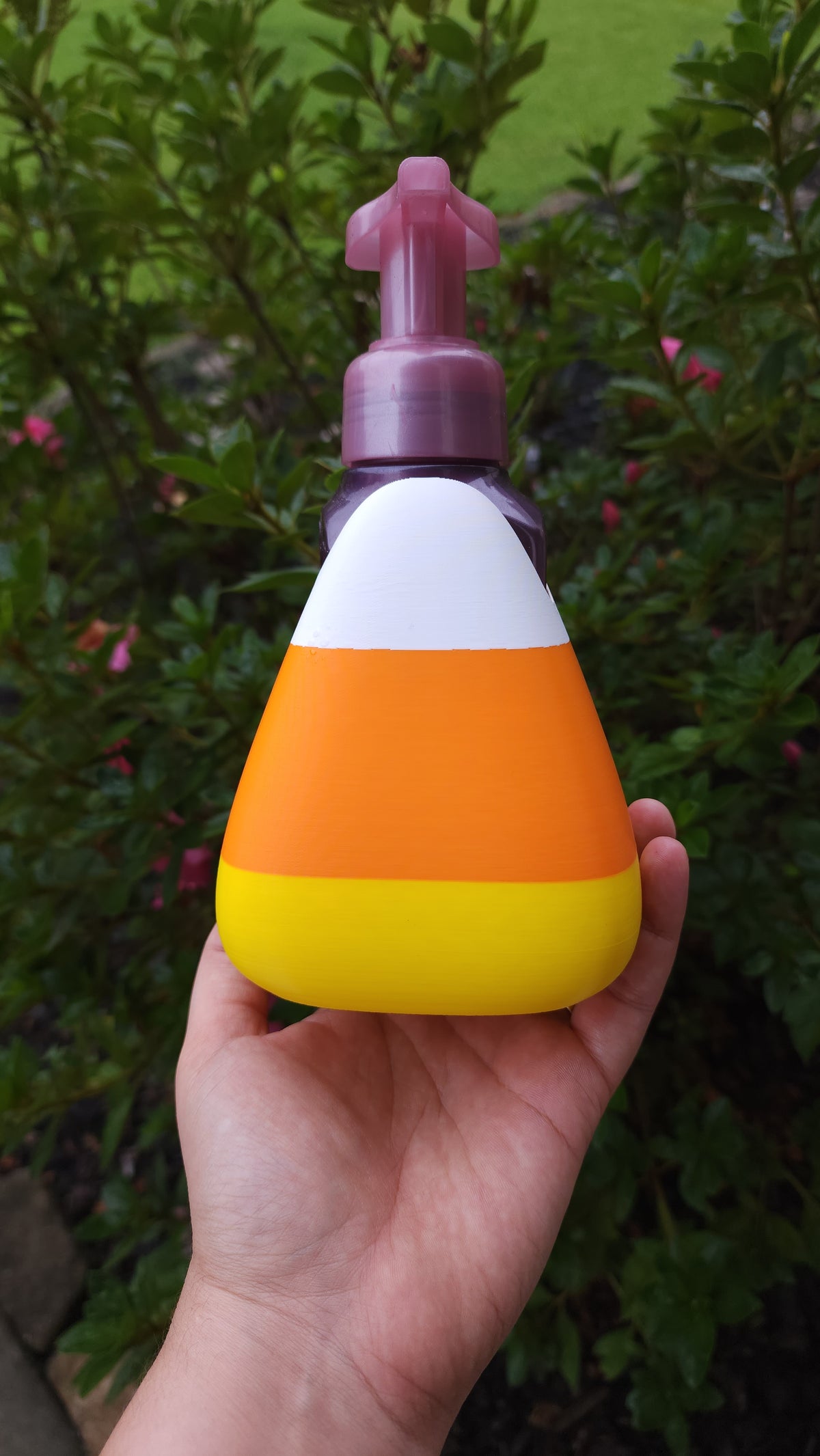 *STL /3MF FILE ONLY* Halloween Candy Corn Bath & Body Foam Soap Holder Digital File