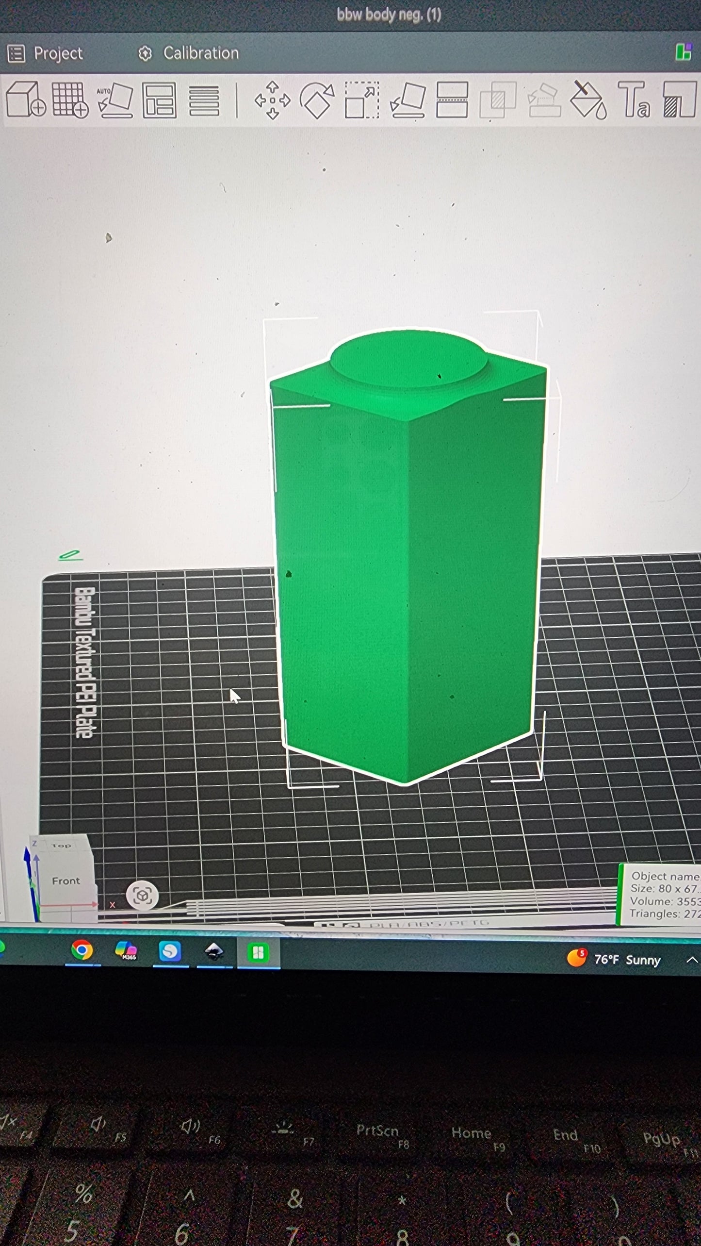 *STL FILE ONLY* BBW Foam Soap Bottle Negative