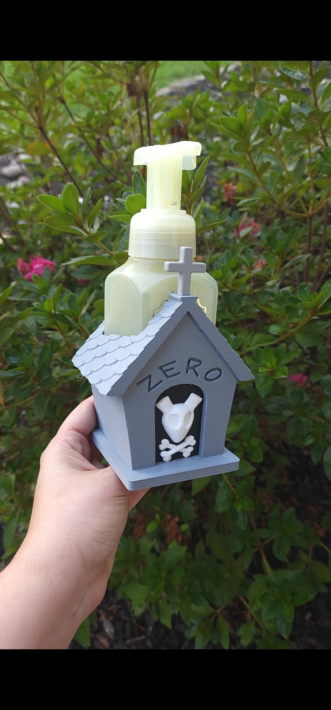*STL /3MF FILE ONLY* Dog Tomestone Halloween Bath & Body Foam Soap Holder Digital File