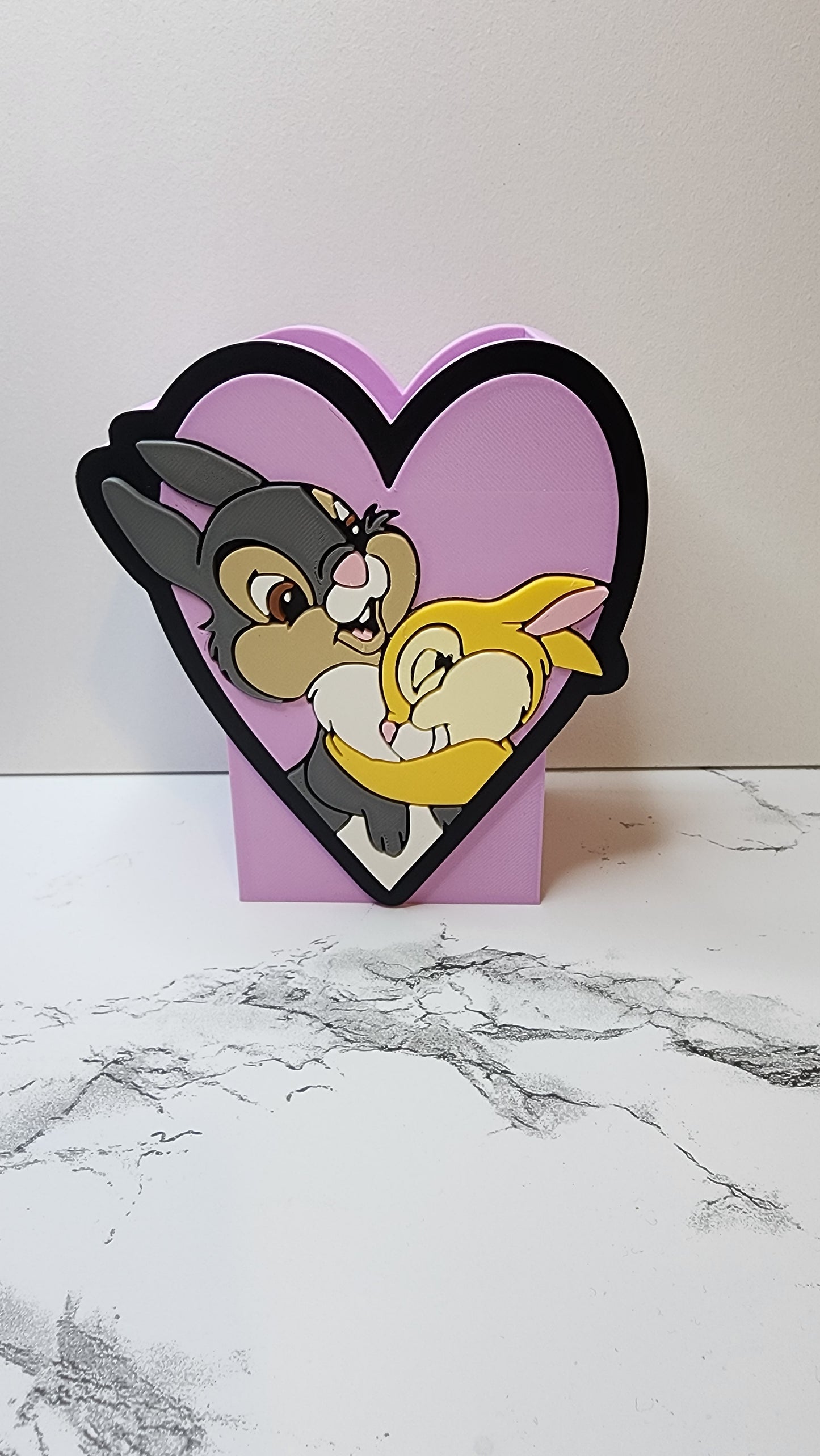 *STL FILE ONLY* Bunnies & Pen / Pencil Holder