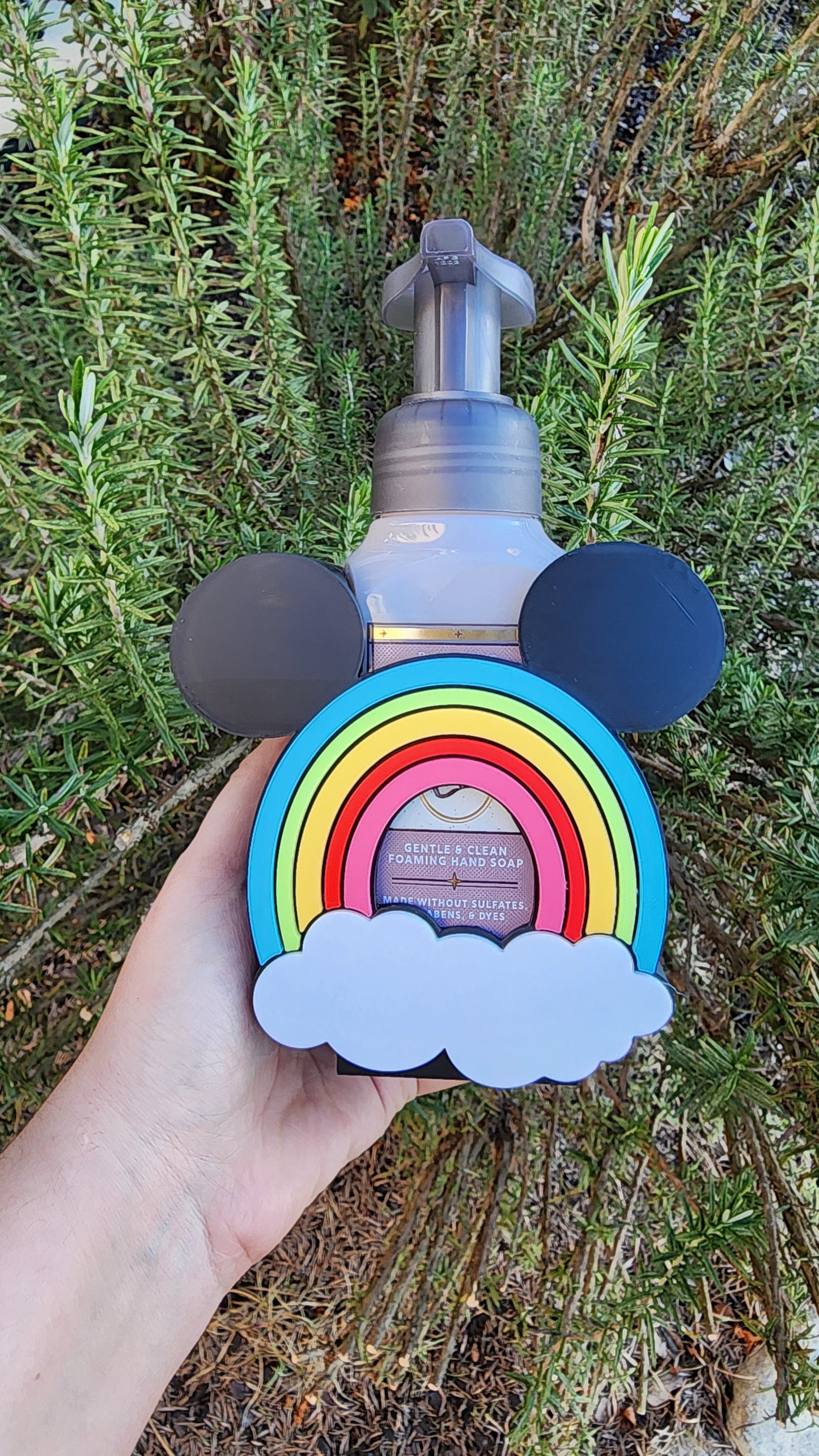 *STL FILE ONLY* Rainbow Bath &Body Foam Soap Holder Digital File