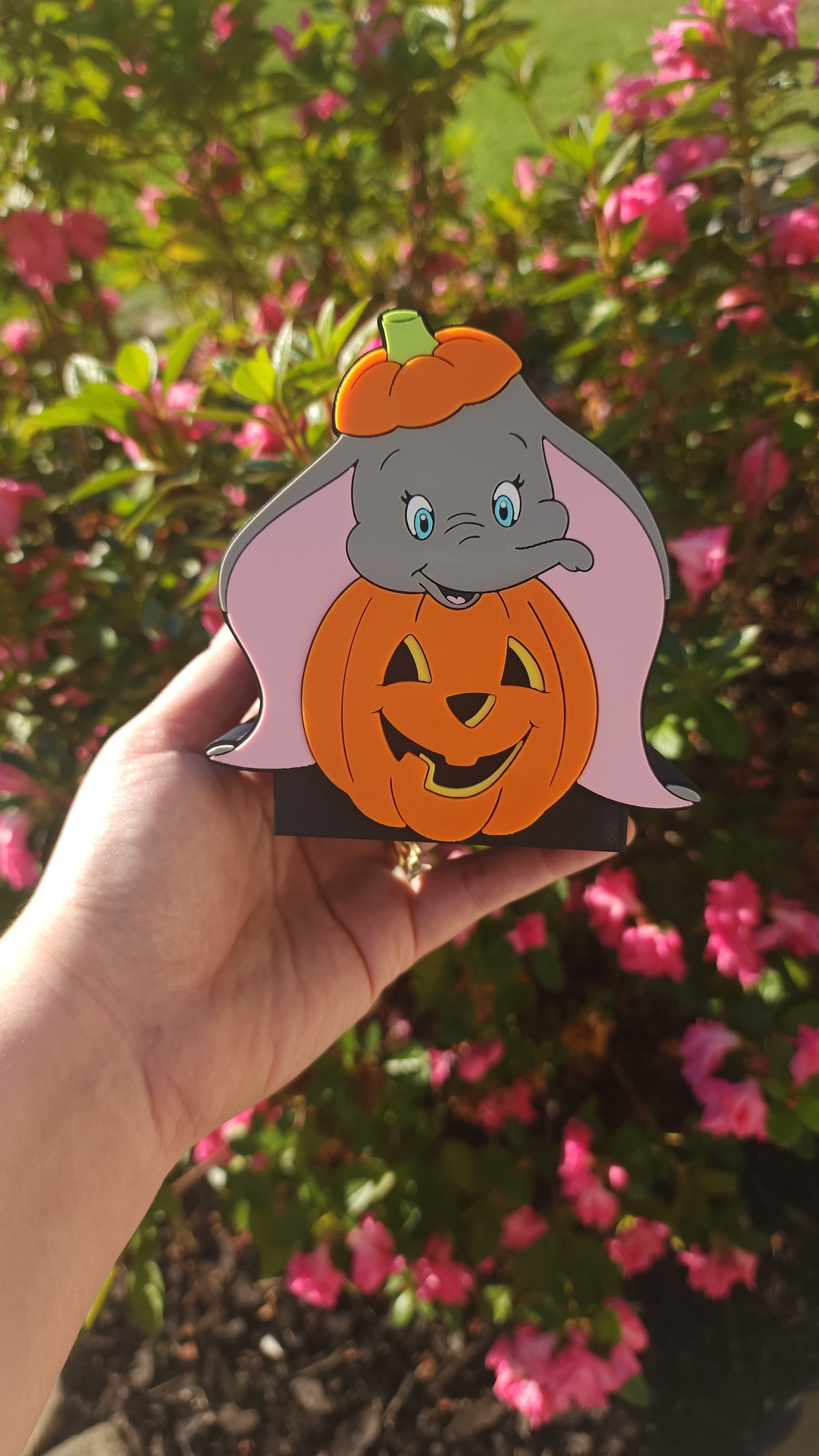 *STL /3MF FILE ONLY* Halloween Elephant Pumpkin Pen Holder Digital File