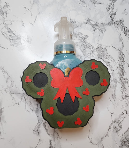 *STL FILE ONLY* Christmas Wreath Bath & Body Foam Soap Holder