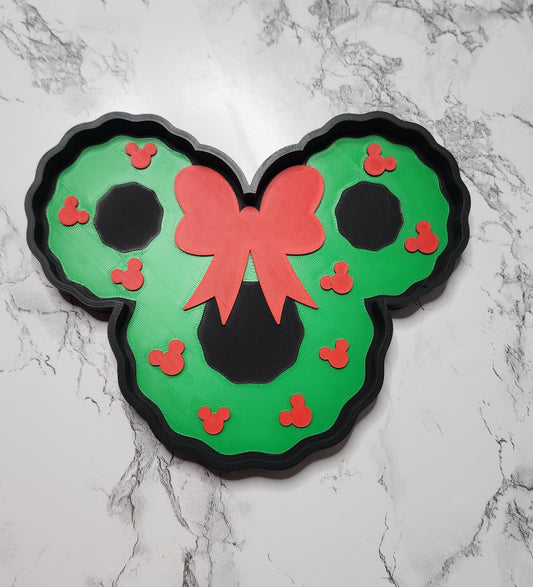 *STL FILE ONLY* Christmas Wreath Tray Digital File