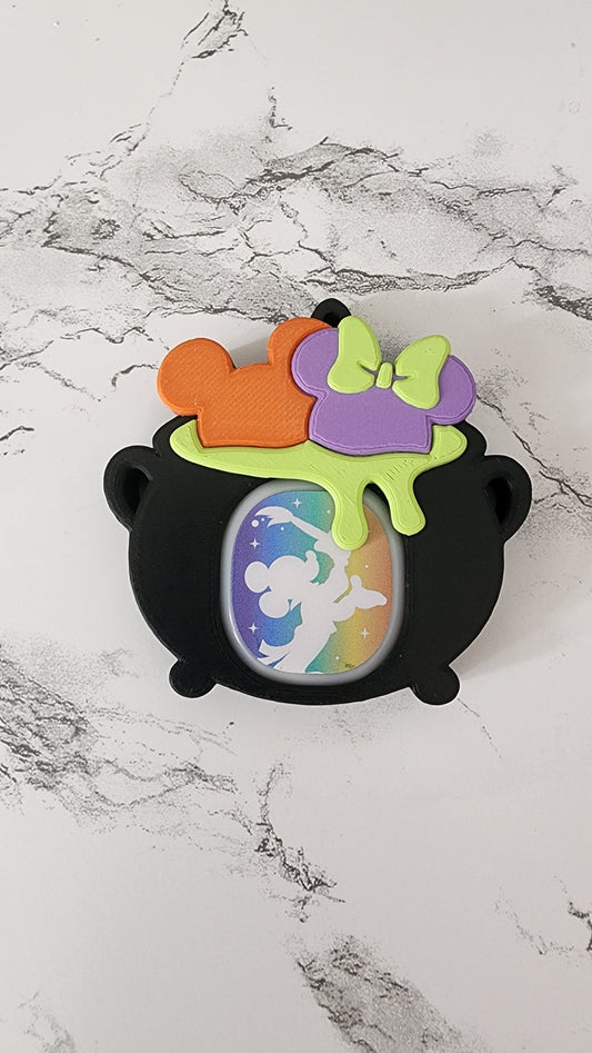*STL FILE ONLY* Halloween Cauldron Magicband+ Puck Holder