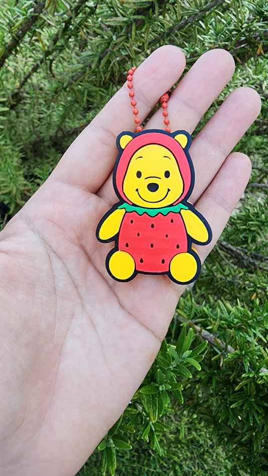 *STL FILE ONLY* Strawberry Bear Soda Popper