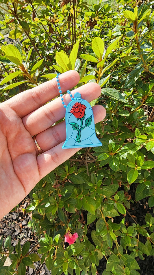 Glass Rose Soda Popper