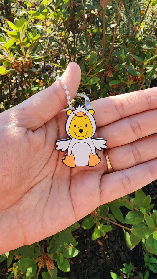 *STL FILE ONLY* Bear in a Duck Costume Soda Popper