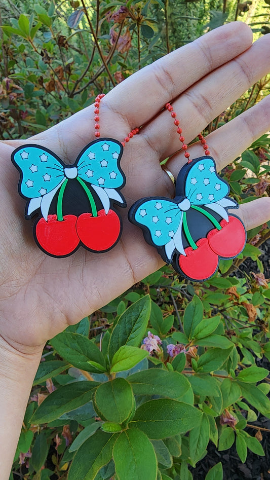 *STL FILE ONLY* Cherries w/ Stars Soda Popper & Soda Popper Cover (2 files)