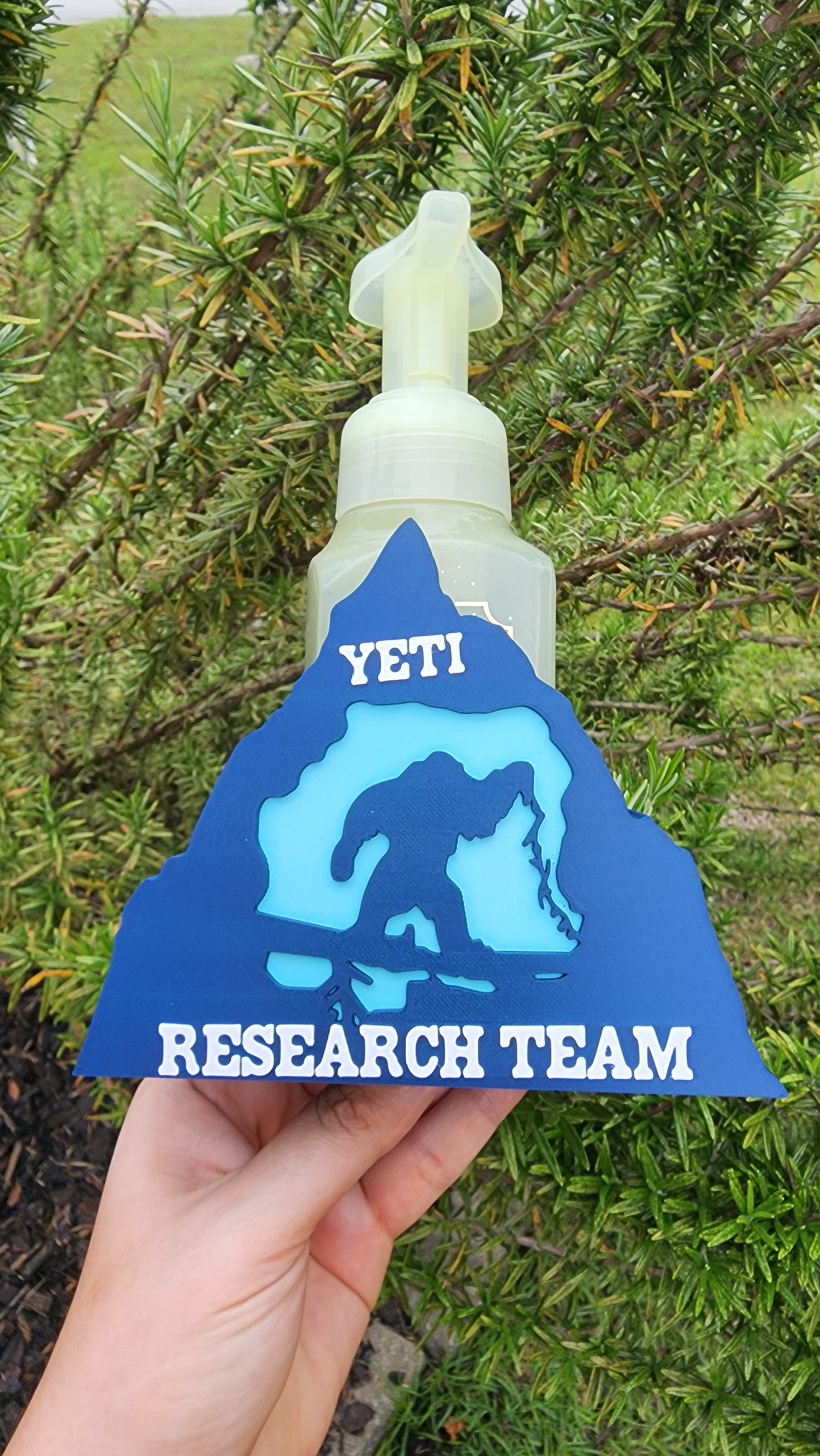 *STL FILE ONLY* Yeti Bath & Body Foam Soap Holder Digital File