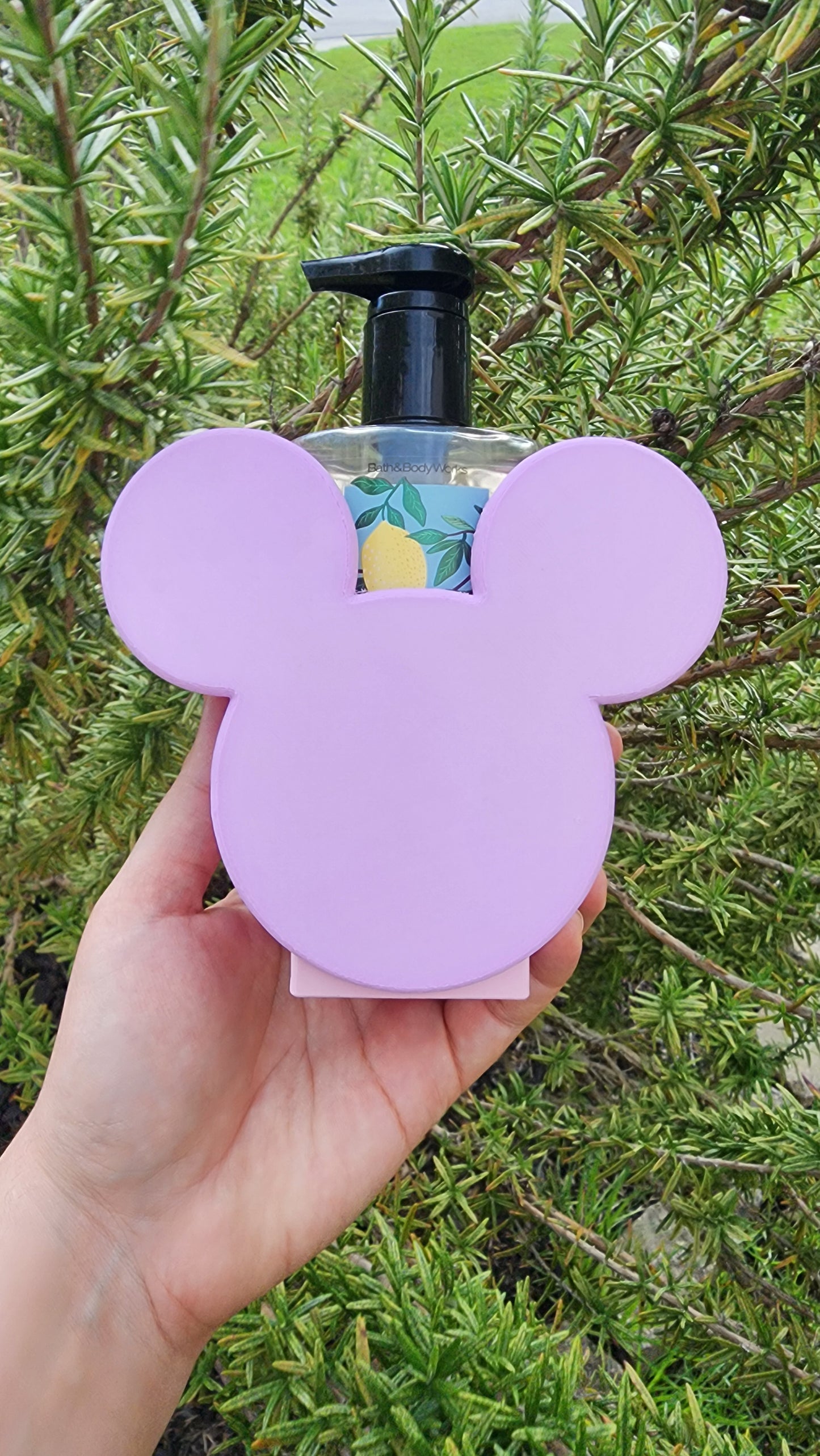 Mouse Head Bath & Body Sanitizer Holder