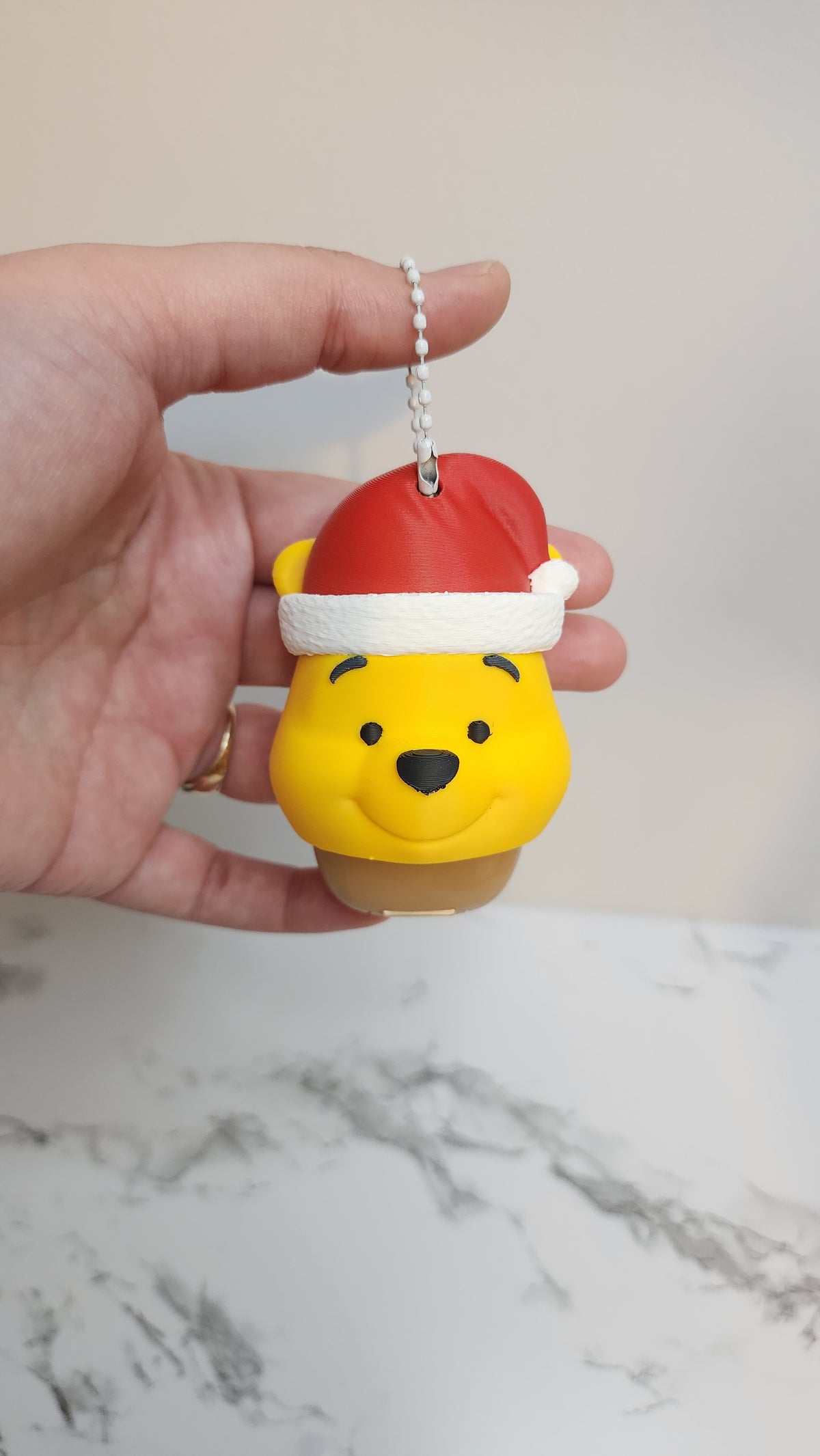 Christmas Bear Bath & Body Pocket Sanitizer Holder