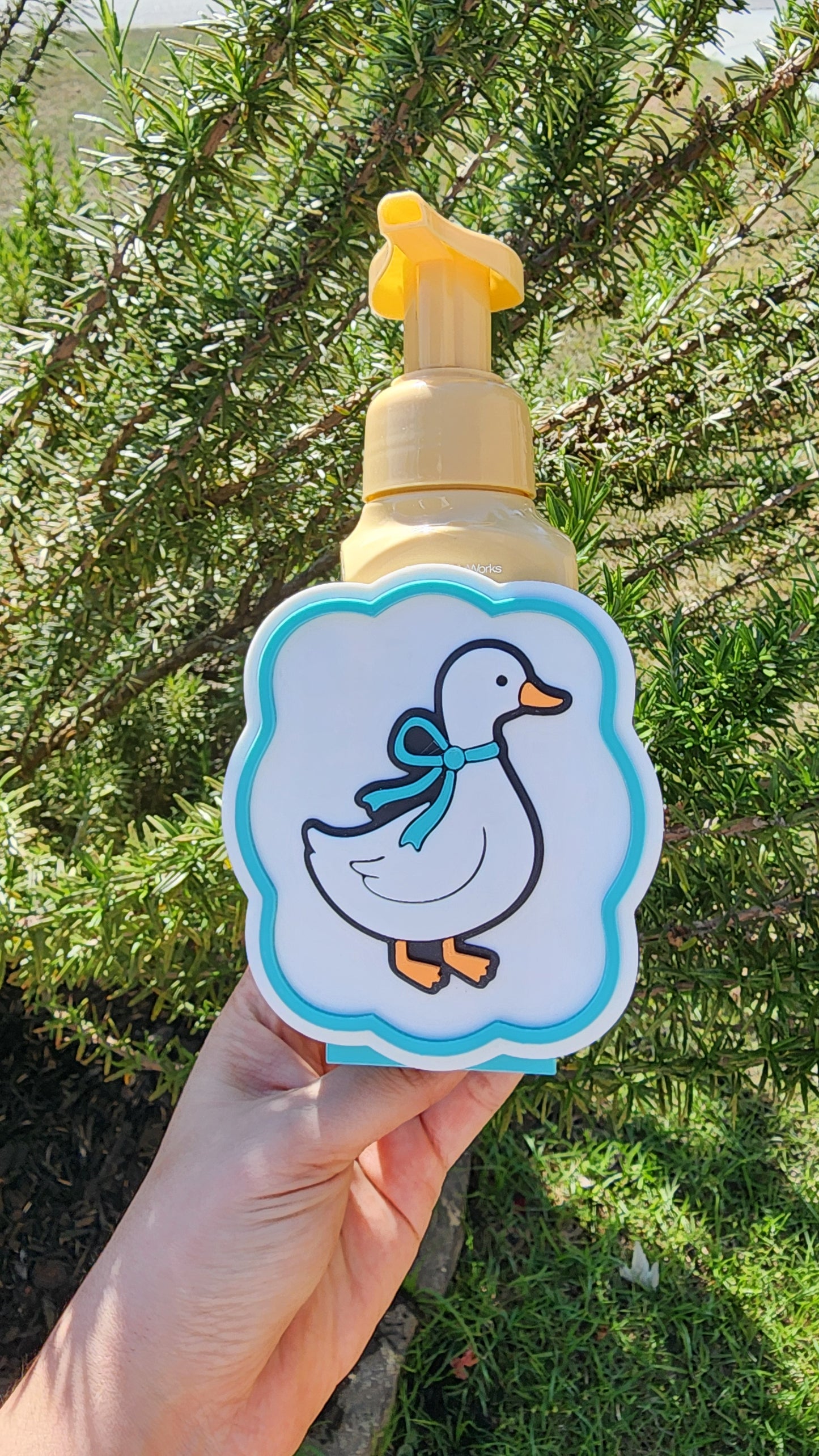 *STL FILE ONLY* Goose Bath & Body Foam Soap Holder Digital File
