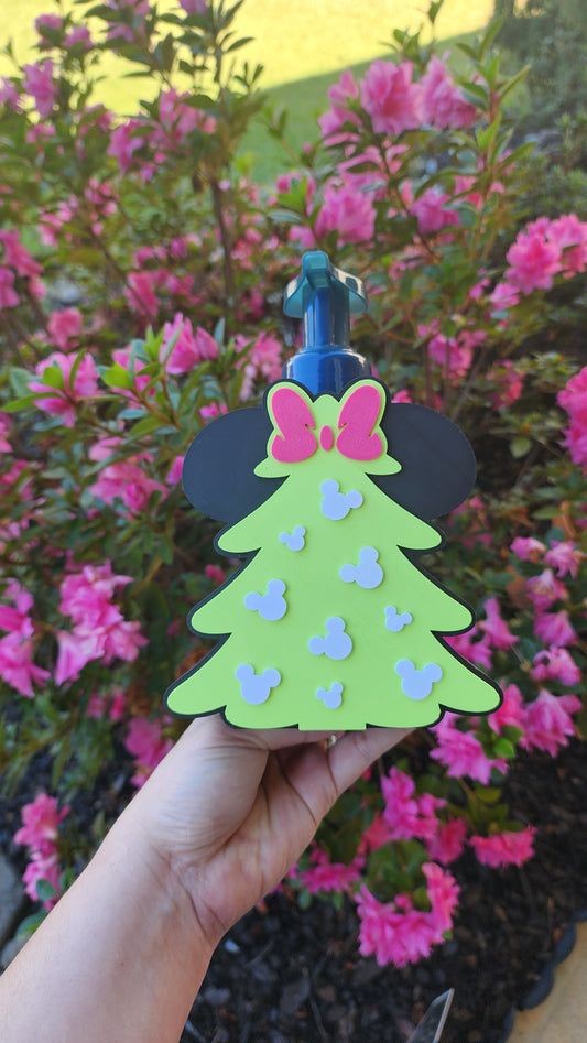 *STL FILE ONLY* Christmas Tree with Bow Bath &Body Foam Soap Holder Digital File