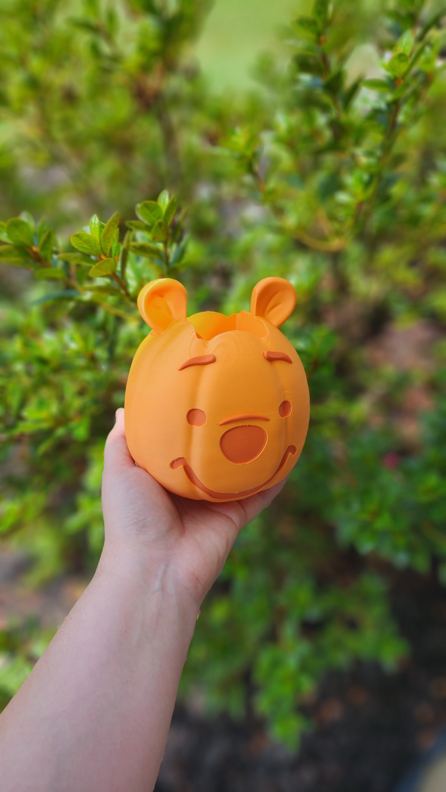 *STL /3MF FILE ONLY* Halloween Bear Pumpkin Pen Holder Digital File