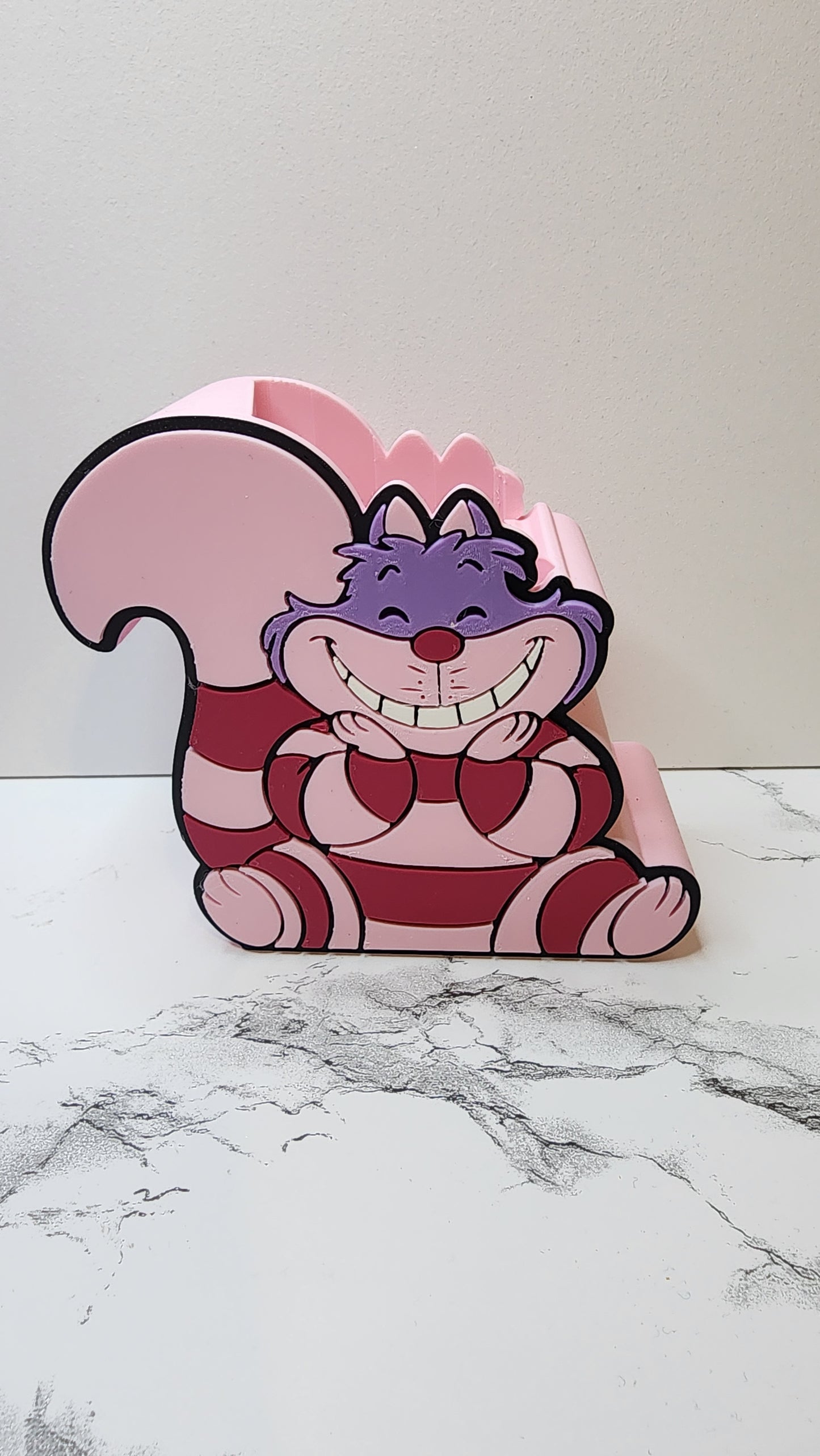 *STL FILE ONLY* Smiling Cat Pen / Pencil Holder