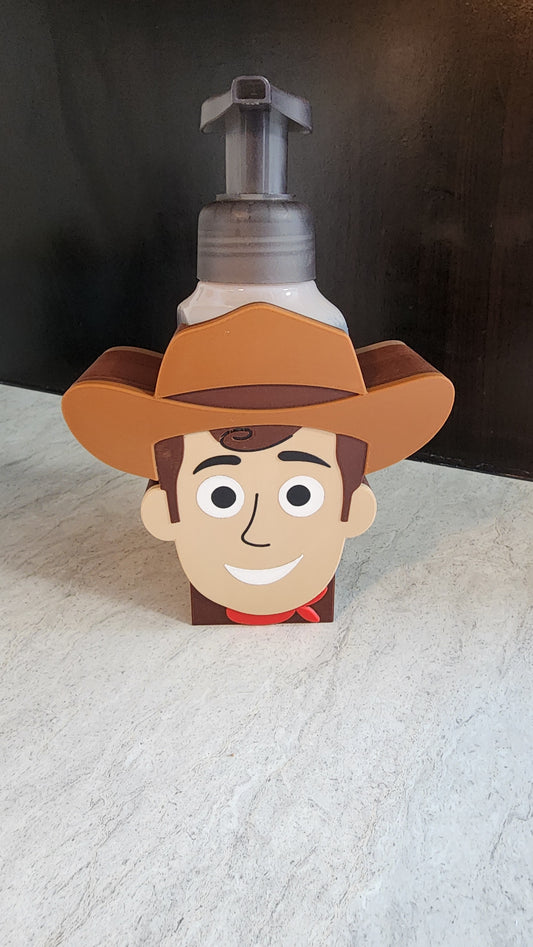 *STL FILE ONLY* Cartoon Cowboy Sheriff Bath & Body Foam Soap Holder Digital File