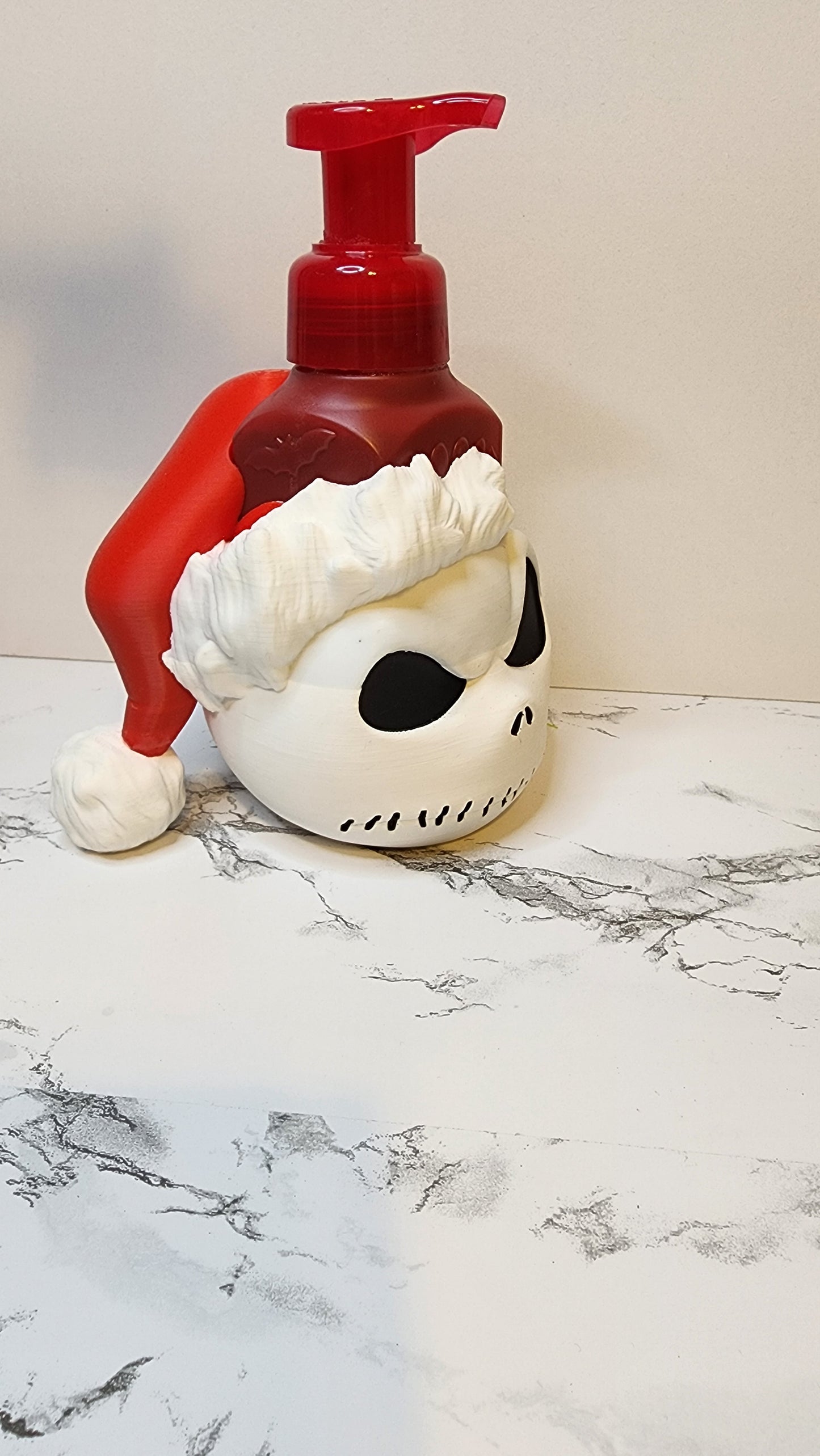*STL /3MF FILE ONLY* Angry Santa Halloween Nightmare Movie Character Bath & Body Foam Soap Holder Digital File