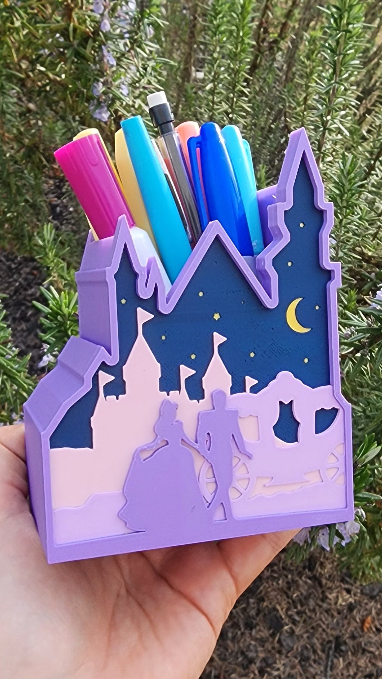 *STL FILE ONLY* Princess Pen / Pencil Holder Digital File