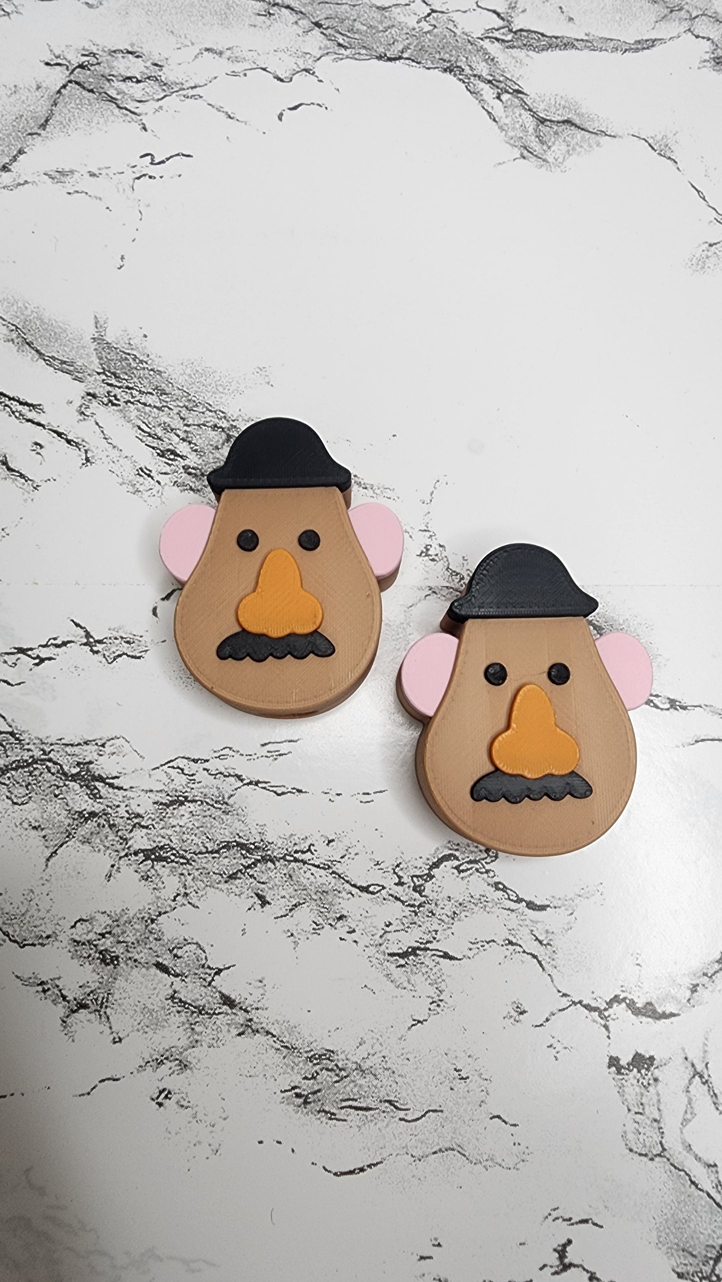 *STL FILE * Cartoon Potato Straw Topper 8mm & 10mm