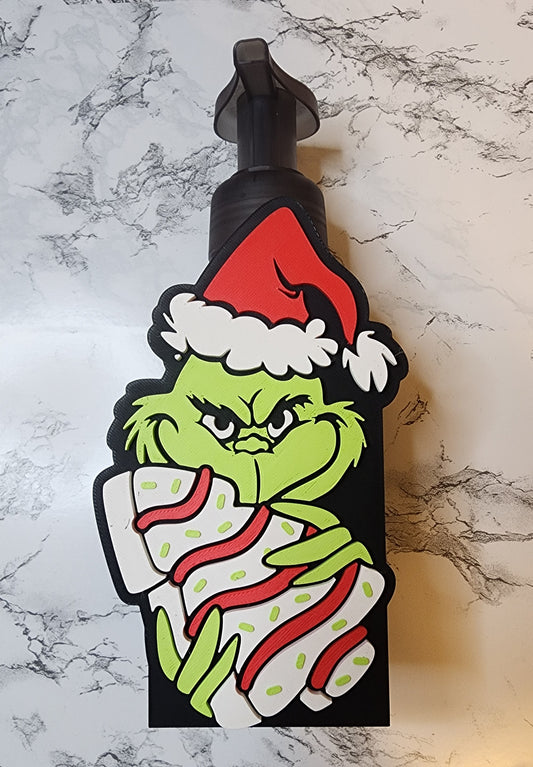 *STL FILE ONLY* Christmas Character with Tree Cake Bath & Body Soap Holder Digital File