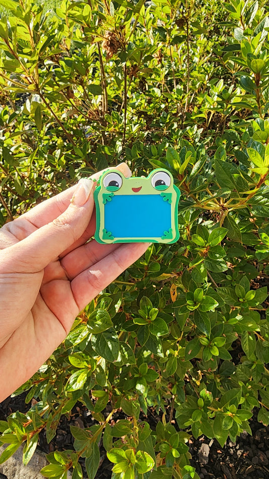 *STL /3MF FILE * Cartoon Frog pad Soda Popper