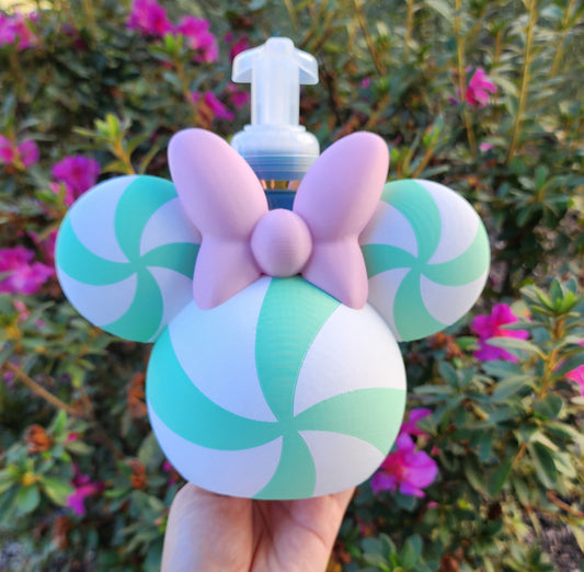 *STL FILE ONLY* Peppermint With Bow Foam Soap Holder Digital File