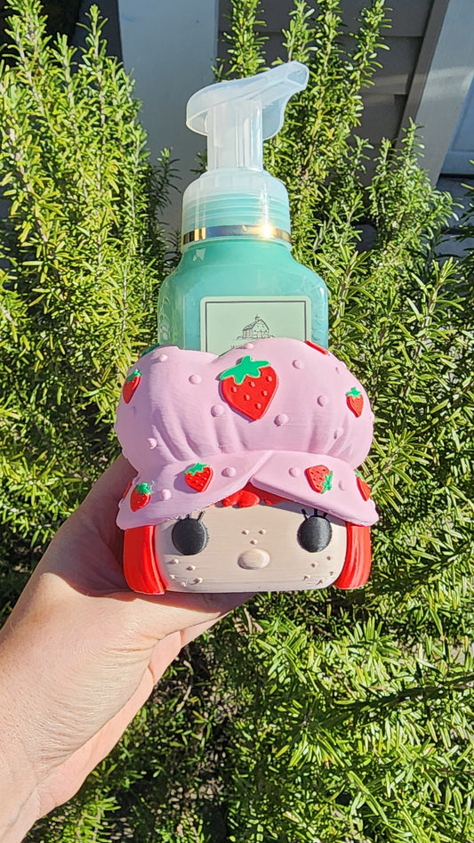 Strawberry Bath & Body Foam Soap Holder