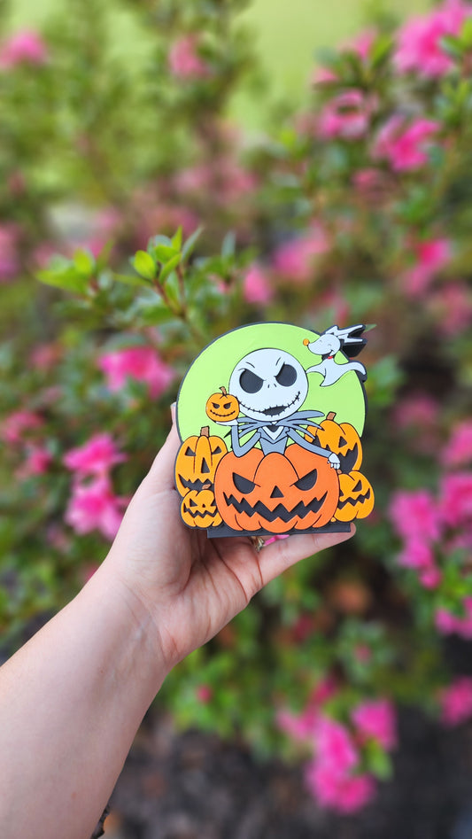 *STL /3MF FILE ONLY* Halloween Nightmare Christmas Pumpkins Pen Holder Digital File