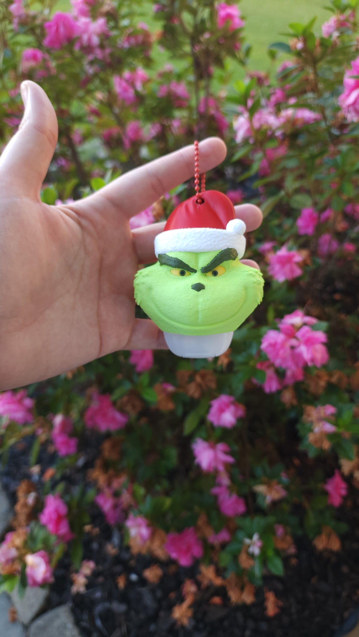 *STL /3MF FILE ONLY* Christmas Green Movie Character Pocketbac Sanitizer Holder Digital File